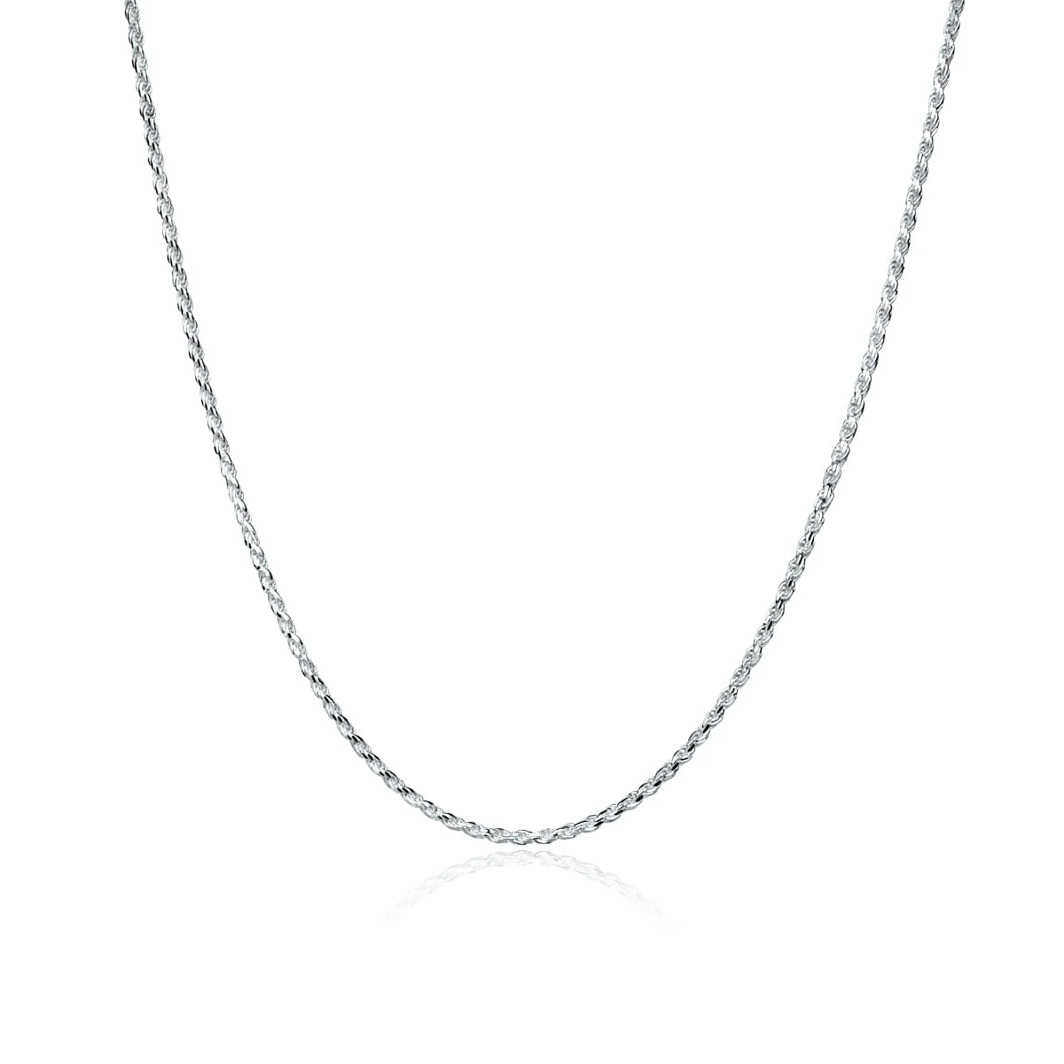 Łańcuszek srebrny korda 60 cm